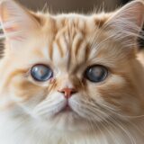 白内障になっているペルシャ猫