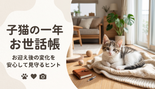 子猫を迎えるなら知っておきたい、月齢ごとのお世話と成長の流れ